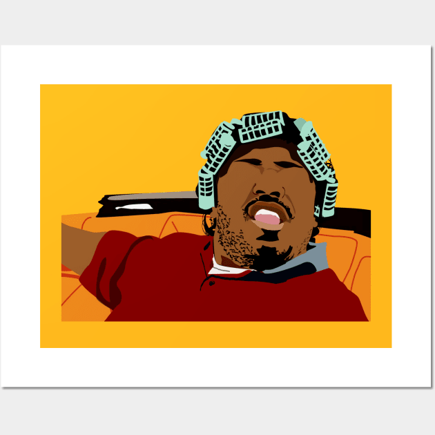 Friday Movie Classic 90s Big worm Wall Art by satitue